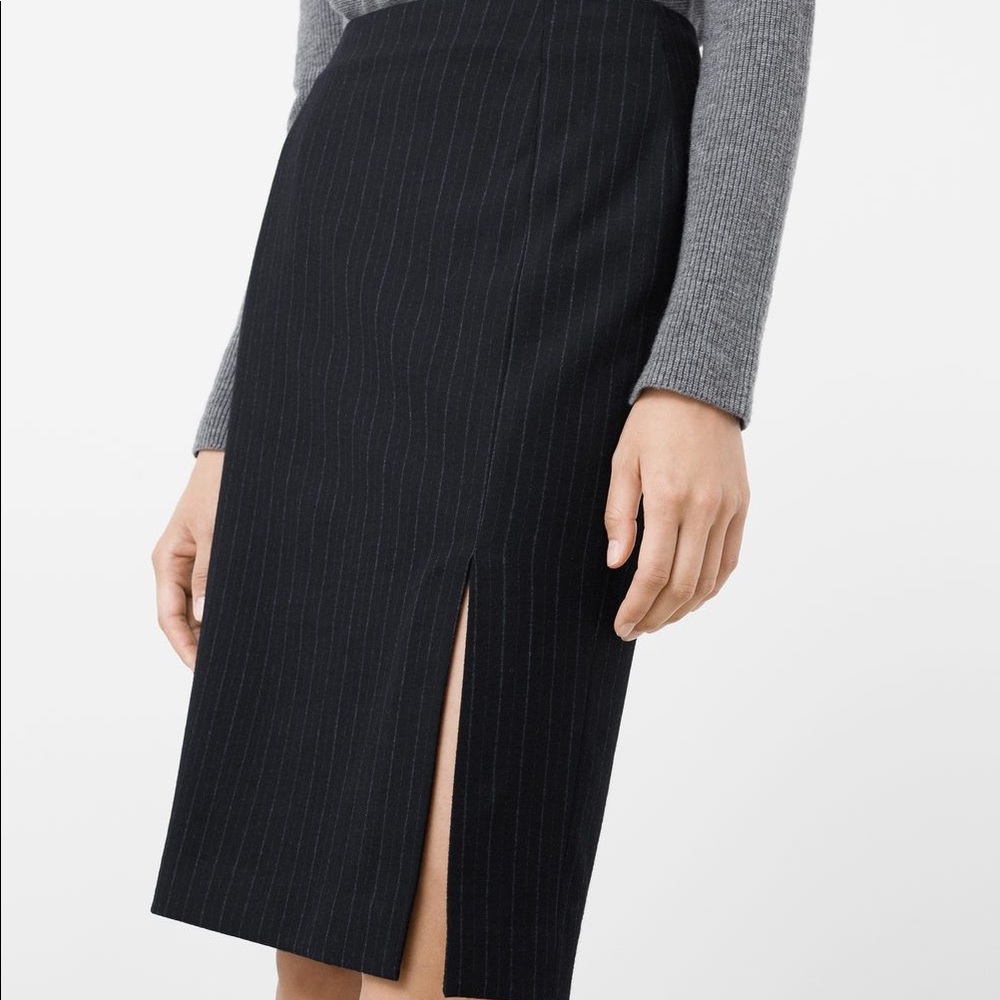 Mango pinstripe skirt